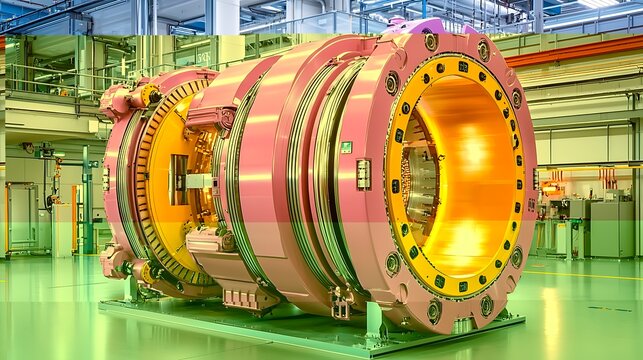 Exploring the Inner Workings of ITER Fusion Reactor: Cutaway View Revealing Advanced Plasma Containment Mechanisms