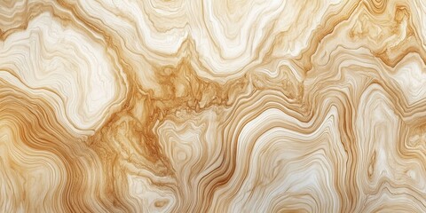 Abstract background featuring intricate, swirling patterns in warm beige and brown tones, resembling a marbled or geological texture with organic, fluid contours