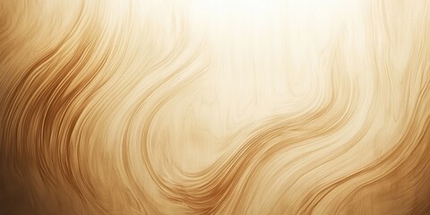 Soft wood grain texture with flowing wave patterns in warm beige tones, creating a natural and calming aesthetic that highlights the organic beauty and subtle intricacies of wood