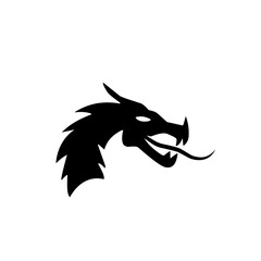 dragon head silhouette