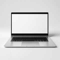 Fototapeta premium laptop isolated on white background