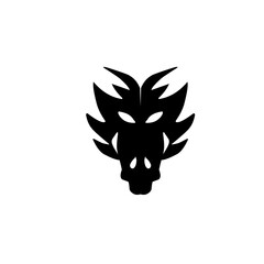 dragon head silhouette