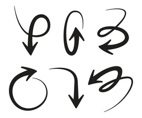 arrow symbol illustration vector set