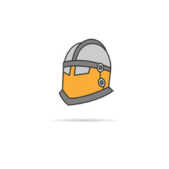 gladiator icon on white background