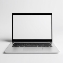 Fototapeta premium laptop isolated on white background