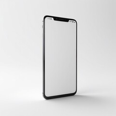 smartphone isolated on white