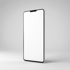 smartphone isolated on white