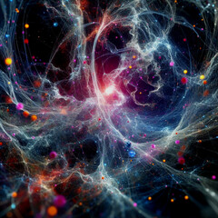 Fototapeta premium Neural Network Visualization: A Glimpse into AI's Inner Workings