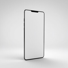 smartphone isolated on white