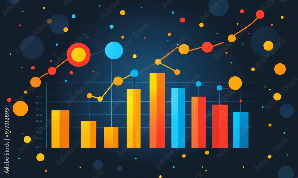 Poster a background for a statistical report