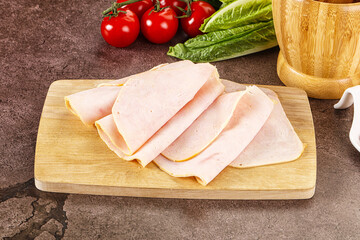 Turkey ham Campana few slices