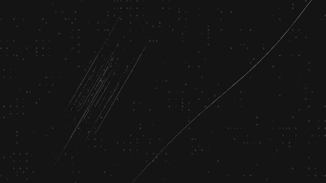 Sketch grunge dust texture animation loop video. Overlay grunge sketch texture on black background. Sketch animation video. 
