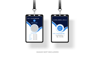 Id card design template for business 