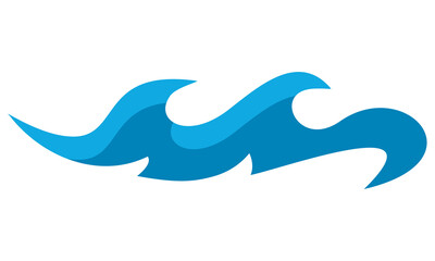 icon vector water wave