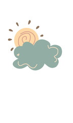Weather storm wind sunny cloudy icons images pictures design thunder