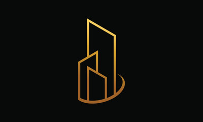 Real Estate Logo design , modern city logo design  vector, icon.