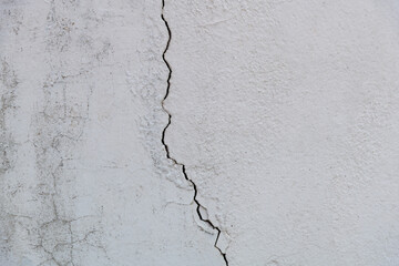 Background of cracked concrete wall