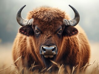 Water Buffalo, African Wild Buffalo, in a grassy savanna environment