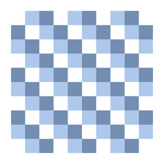 blue and white checkered pattern