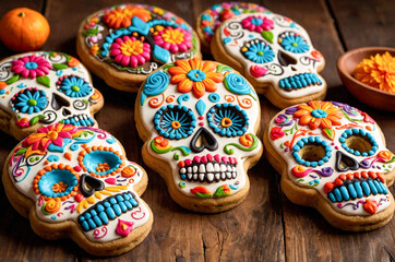 Day of the Dead Sugar Skull Cookies: Festive Cookies