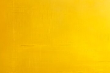 Obraz premium A solid yellow background with a subtle texture of canvas. The color gradient shifts from a deeper golden yellow on the left to a brighter lemon yellow on the right. Generative AI