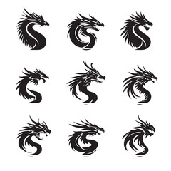Dragon in cartoon, doodle style . Image for t-shirt, web, mobile apps and ui. Isolated 2d vector illustration in logo, icon, sketch style, Eps 10, black and white. AI Generative