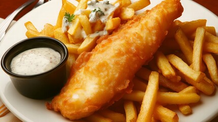 Delicious Crispy Fish and Chips