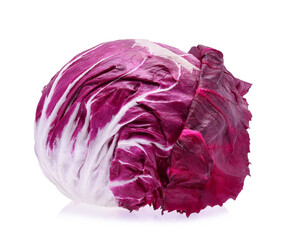Obraz premium Radicchio, red salad isolated on white background