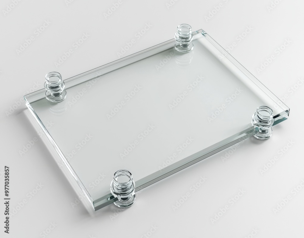 Poster the template is blank with transparent glass and a clear coating on the surface. you can use it for 