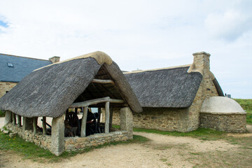 the picturesque village of Menehan, Bretagne, France