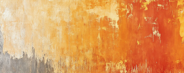 Fototapeta premium Orange Colorful Texture Paint Background Creative Asbtract Art Concrete Wallpaper