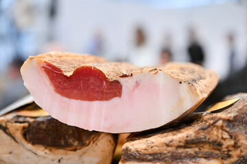 Raw ham high quality in Italy Parma