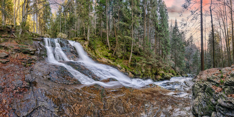 Rieslochfälle am Arber, Panorama