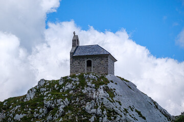 Chapel on Molička planina in Slovenia