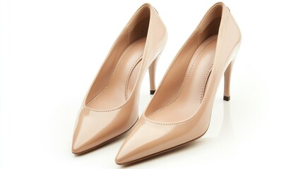 Pair of Beige High Heels