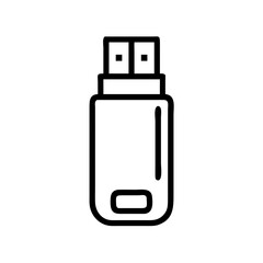 Obraz premium USB flash drive isolated