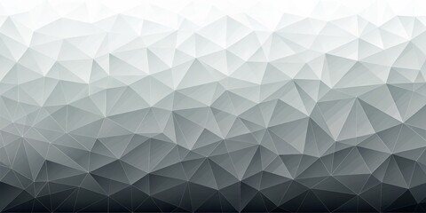 Fototapeta premium Abstract Low Poly Gradient Background, White, Grey, Black, Geometric, Abstract Background, Polygon