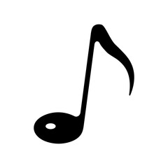 Music notes symbol. Icons with musical notes, vector illustration
