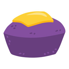 Filipino Puto Steamed Rice Cake illustration