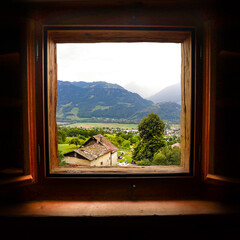 view from the window of a house