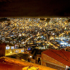 night view of the city
