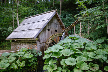 Rep falls near Podvolovljek in Slovenia