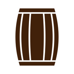 Brown Barrel Icon