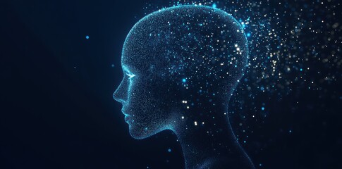 Digital Head,  Digital Art, Abstract,  Abstract Art,  Artificial Intelligence