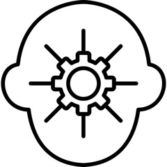 Obraz premium Thinking Icon