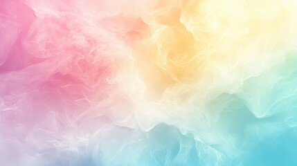 Obraz premium Vibrant Abstract Background with Soft Pastel Colors in Pink, Yellow, and Blue Hues