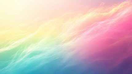 Abstract Colorful Gradient Background with Soft Light and Flowing Textures