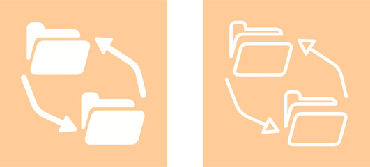 Two Way Road Vector Icon