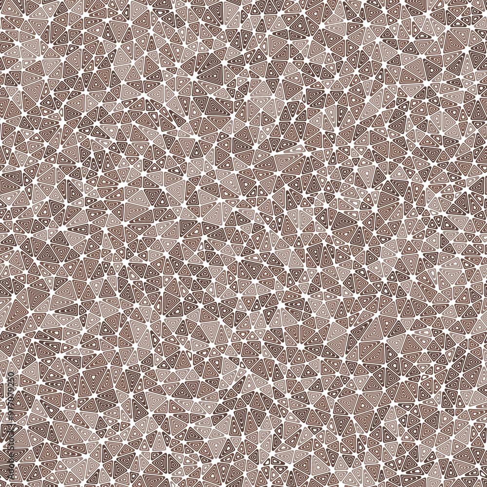 Poster triangulation geometric shapes background. multiple repeated inner triangles. small triangles size. 
