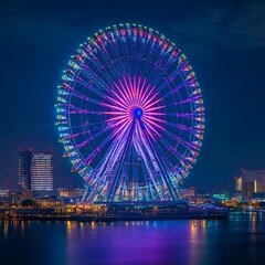 Big Ferris Wheel in Odaiba Tokyo Japan